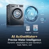 Bosch Fully Automatic Front Load Washing Machine | 10 kg | 5 Star | Cast Iron Grey | 2026 model | WGA254IRIN