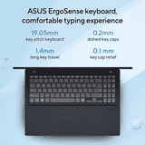 ASUS Vivobook 16 Thin and Light Laptop | Intel Core Ultra 5 225H | 16 GB | 512 GB | Windows 11 Home | Quiet Blue | X1607CA-MB349WS