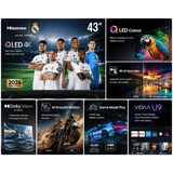 Hisense 4K Ultra HD Smart QLED TV | 43 inch | Black | 43Q6S