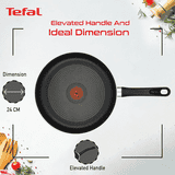 Tefal Delicia Fry Pan | 24 cm | Greyish Black