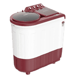 Whirlpool Ace Super Soak Semi Automatic Top Loading Washing Machine | 8 kg | 5 Star | Coral Red | ACE 8.0 SUPERSOAK XTRA