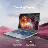 Acer Aspire Lite Intel Core 3 Thin and Light Laptop | 8 GB | 256 GB | Windows 11 Home | Grey | UN.34ESI.02X
