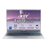 Acer Aspire Lite Intel Core 3 Thin and Light Laptop | 8 GB | 256 GB | Windows 11 Home | Grey | UN.34ESI.02X