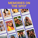 Fujifilm Instax Mini SE Fun Pack Instant Camera with 10 Shots | Purple