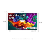 LG QNED evo AI 4K Ultra HD MiniLED Smart TV | 217 Cm ( 86 Inch ) | 2026 Model | Black | 86QNED85BLA