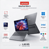 Lenovo IdeaPad Slim 3 Thin & Light Laptop | Intel Core Ultra 7 | 16GB | 512GB | Luna Grey | 83UR009GIN