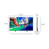 TCL P series QLED 4K Super Ultra HD Smart Google TV | 165.1 cm ( 65 Inch ) | 2026 Model | Black | 65A400