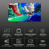 TCL P series QLED 4K Super Ultra HD Smart Google TV | 165.1 cm ( 65 Inch ) | 2026 Model | Black | 65A400