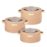 Jaypee Luxura Klass Casserole Set |  3 Piece | Multicolor