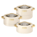 Jaypee Luxura Klass Casserole Set |  3 Piece | Multicolor