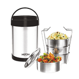 Milton Royal Tiffin 4 Lunch Box | Silver
