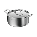 Tramontina AEION TriPly Clad With Lid Casserole  | Stainless Steel | 24 Cm