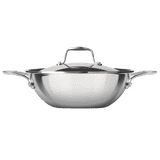Milton Pro Cook Triply Kadai with Lid | Stainless Steel | 24 Cm