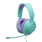 JBL Quantum 100M2 Wired Over Ear Gaming Headphone With Mic | Cyan | JBLQTUM100M2CYN