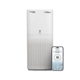 Eureka Forbes Smart 500 Surround 360 degree Air Purifier | WiFi Enabled | Sleep Mode | White