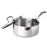 Milton Pro Cook Triply Sauce Pan with Lid | 18 cm