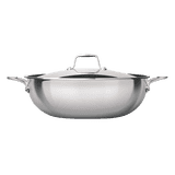 Milton Pro Cook Triply Kadai with Lid | Stainless Steel | 28 Cm