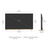 Vu Masterpiece Frame Series 4K QLED TV | 164 Cm ( 65 Inch ) | 2025 Model | 65MASTERPIECE