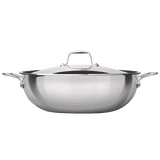 Milton Pro Cook Triply Kadai with Lid | Stainless Steel | 30 Cm