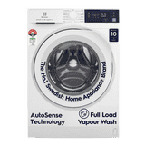 Electrolux Fully Automatic Front Load Washing Machine | 9 kg | 5 Star | White | EWF9024D3WB