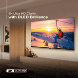 Hisense 4K Ultra HD Smart QLED Dolby Vision TV | 215 Cm ( 85 Inch ) | Black | 85Q6S