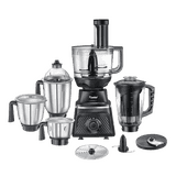 Prestige Prisma Pro Food Processor | Stainless Steel | 5 Jars | 750 W | Black