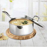 Milton Pro Cook Triply Sauce Pan with Lid | 14cm