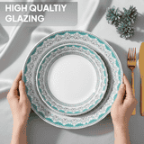 Cello Imperial Plus Dinner Set | 27 Piece | White