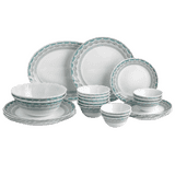 Cello Imperial Plus Dinner Set | 27 Piece | White