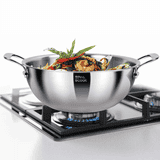 Milton Triply Deep Kadhai With Lid | 28 cm