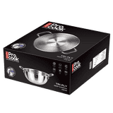 Milton Triply Deep Kadhai With Lid | 28 cm