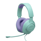 JBL Quantum 100M2 Wired Over Ear Gaming Headphone With Mic | Cyan | JBLQTUM100M2CYN
