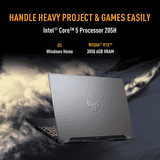 Asus Gaming Laptop | Intel Core 5 Processor 205H | 8 GB | 512 GB | Windows 11 Home | Mecha Gray | FX607VJR-TU296W
