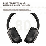 boAt Rockerz Plus 440 Wireless Headphone | Pebble Black
