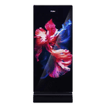 Haier Single Door Refrigerator | 190 L | 5 Star | Wave Glass | HRD-2115PWGA-N