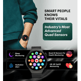 Urban Genesis Amoled Round Calling Smart Watch | Black | USW006