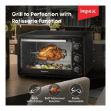 Impex Rotisserie Microwave Oven | 21 L | 1380 W | Black | IMOTG21