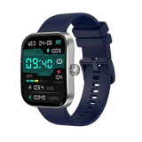 Fastrack Revolt FS3 Smart Watch | Silver and Dark Blue