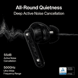 Oppo Enco Air5 Pro True Wireless Noise Cancelling Earbuds | Matte Black | ETEL1