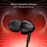 boAt BassHeads 210 Wired Earphone | Active Black