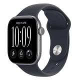 Apple Watch Series 12 | GPS | 46mm | M/L | Space Grey Aluminium Case with Navy Blue Sport Band | MJEJ4HN/A