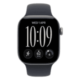 Apple Watch Series 12 | GPS | 46mm | M/L | Space Grey Aluminium Case with Navy Blue Sport Band | MJEJ4HN/A