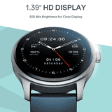 boAt Lunar Orbit 2 HD Bluetooth Calling Round Smart Watch | Ocean Blue