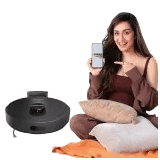 Eureka Forbes Smartclean with Home Mapping Dyno Robotic Vacuum Cleaner | Black