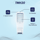 BAJAJ 20 L Tower Air Cooler TMH20 480110 | White