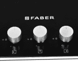 Faber HTG 753 CRS BR CI Glass Top Automatic Hob | 3 Burners
