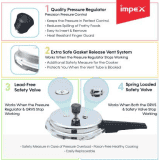 Impex EP Induction Base Pressure Cooker | Stainless Steel