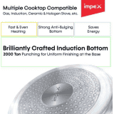 IMPEX ECO Induction Bottom Pressure Cooker | 5 L | Aluminium