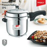 IMPEX EP 5 5 L Induction Bottom Pressure Cooker | Stainless Steel