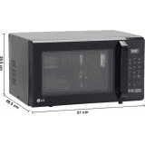 LG 28 L Convection Microwave Oven | MC2846BG | Black